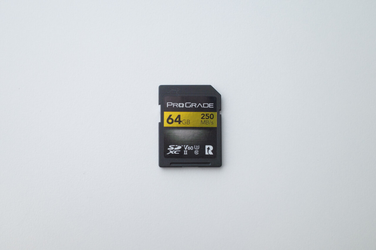 PROGRADE 64GBのSDカード