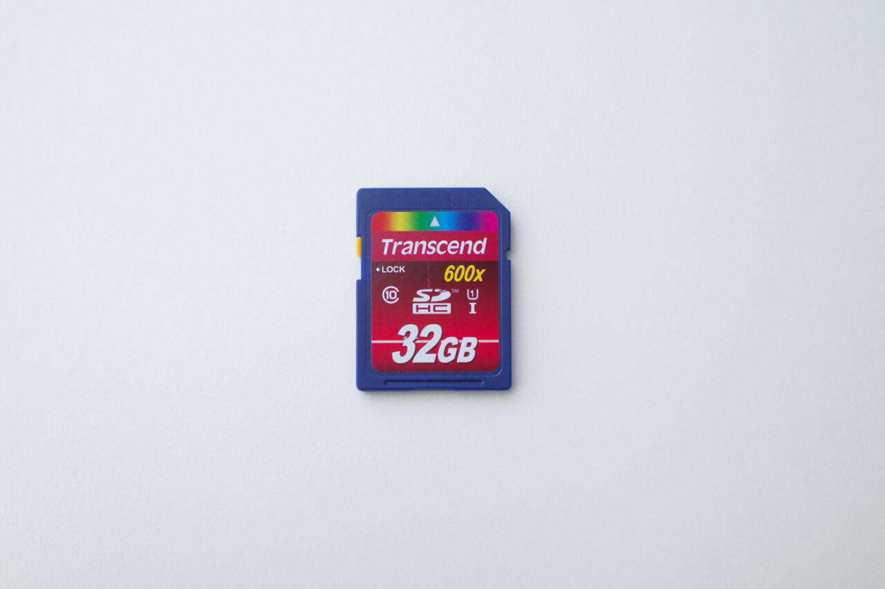 Transcend 32GBのSDカード